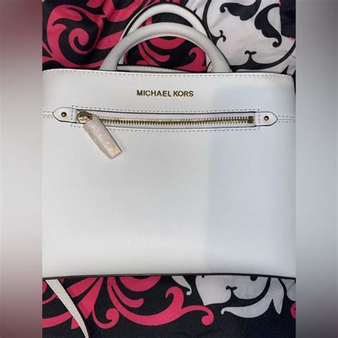 peach michael kors purse|michael kors white purse crossbody.